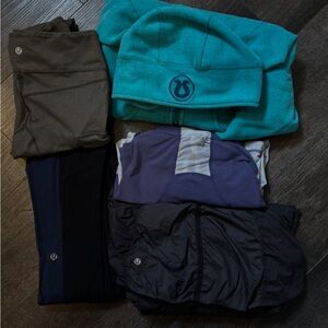 Lululemon Bundle Size 4 | 2 Leggings + Scuba Hoodie + 2 Jackets